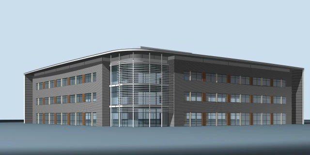 urban architecture - school office villas 78 3D Model .c4d .max .obj .3ds .fbx .stl .blend