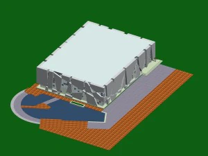 architektura miejska - wille biurowe szkoły 79 Model 3D