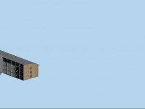 都市建築 - 学校オフィスヴィラ 81 3Dモデル