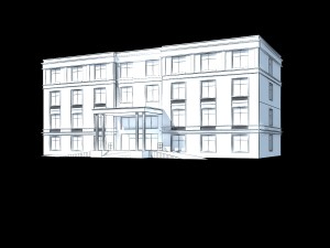 urban architecture - school office villas 84 3D Модель