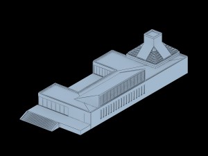 urban architecture - school office villas 85 Model 3D