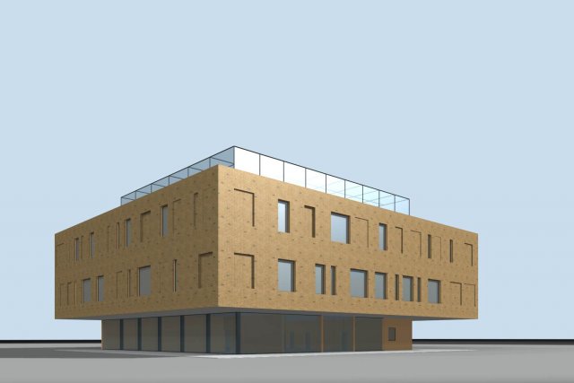 urban architecture - school office villas 90 Modelo 3D .c4d .max .obj .3ds .fbx .stl .blend 