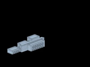 urban architecture - school office villas 94 3D Model