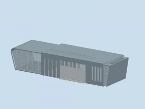 городская архитектура - школьные офисные виллы 97 3D Модель