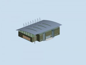 urban architecture - school office villas 100 3D Model