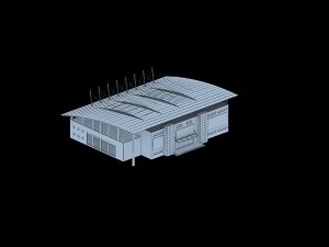 urban architecture - school office villas 100 Modèle 3D