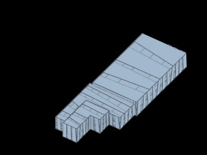urban architecture - school office villas 104 3D Modell