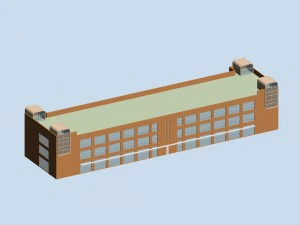 urban architecture - school office villas 105 3D Model