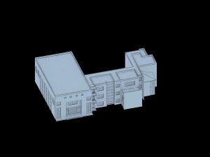 urban architecture - school office villas 110 3D Model