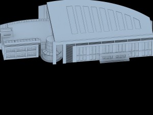 urban architecture - school office villas 115 Model 3D