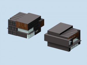 urban architecture - school office villas 118 3D Model