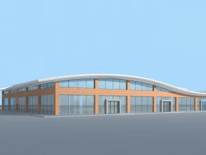 architektura miejska - wille biurowe szkoły 120 Model 3D