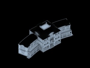 urban architecture - school office villas 121 Model 3D