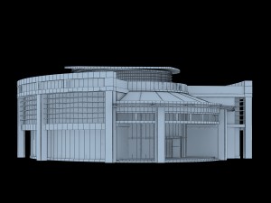 urban architecture - school office villas 125 3D 모델