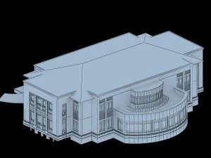 urban architecture - school office villas 127 3D Model