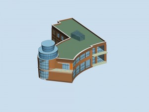 urban architecture - school office villas 129 3D Model