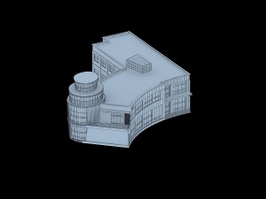 urban architecture - school office villas 129 Model 3D