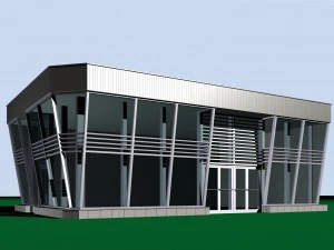 urban architecture - school office villas 130 3D Model