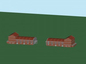 urban architecture - school office villas 132 3D Model