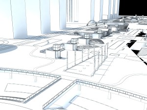 urban architecture - school office villas 133 3D 모델