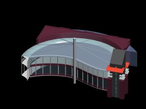 urban architecture - school office villas 143 3D Модель