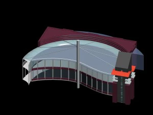 міська архітектура - шкільні офісні вілли 143 3D Модель