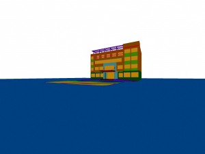 urban architecture - school office villas 148 3D Модель
