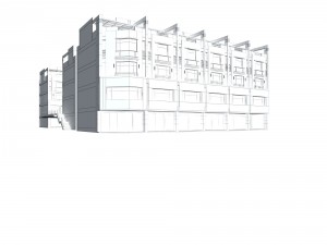 urban architecture - school office villas 152 3D 模型