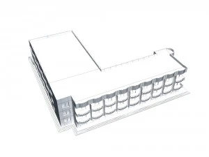 architecture urbaine - villas bureaux scolaires 153 Modèle 3D