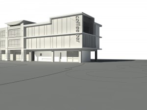 urban architecture - school office villas 154 Model 3D