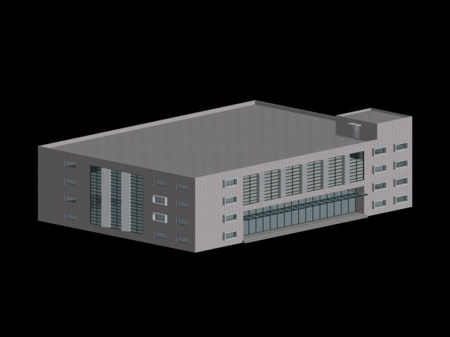urban architecture - school office villas 155 Modelo 3D .c4d .max .obj .3ds .fbx .stl .blend 