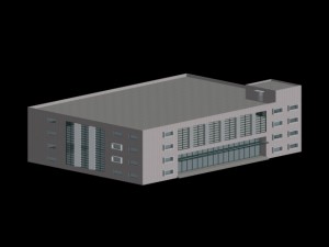 urban architecture - school office villas 155 3D Model