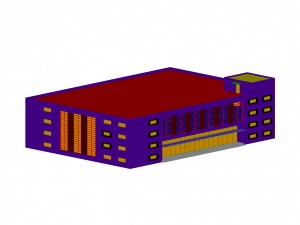 urban architecture - school office villas 155 Modelo 3D