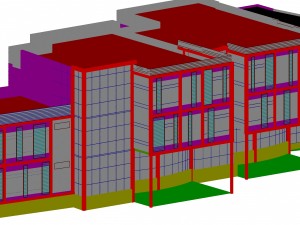 urban architecture - school office villas 157 Model 3D