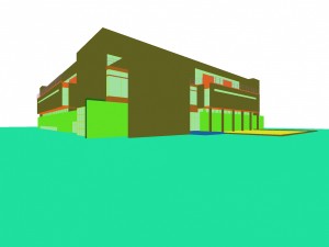 city building-villa office building 161 Modèle 3D