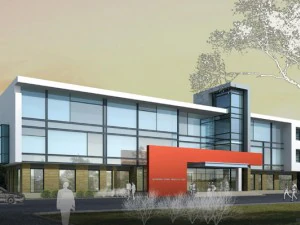architektura miejska - wille biurowe szkoły 158 Model 3D