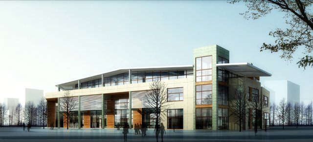 urban architecture - school office villas 160 Modelo 3D .c4d .max .obj .3ds .fbx .stl .blend 