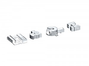 urban architecture - school office villas 161 Model 3D
