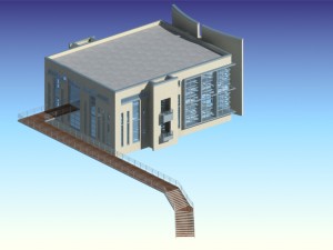 urban architecture - school office villas 168 Model 3D