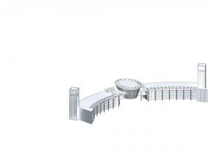 urban architecture - school office villas 173 Modelo 3D