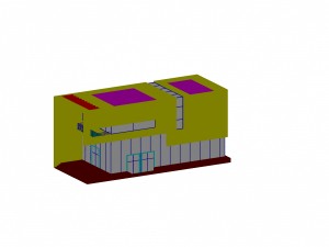 urban architecture - school office villas 174 Model 3D