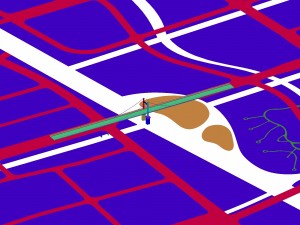 city building - big bridge 8 Modèle 3D