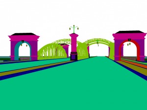 city building - big bridge 10 Modello 3D