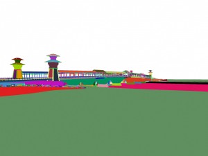 city building - big bridge 11 3D Модель