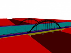 city building - big bridge 14 3D 모델