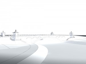 city building - big bridge 18 Modello 3D