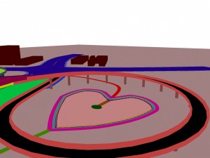 city building - big bridge 19 3Dモデル