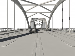 city building - big bridge 26 3D 模型