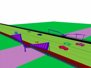 city building - big bridge 31 Modelo 3D