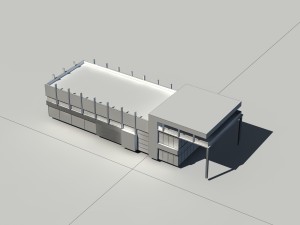 city - multi-storey commercial office building 2 3D 모델